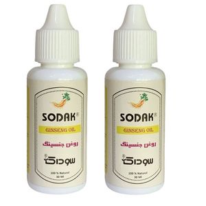 روغن صورت و بدن سوداک مدل جنسینگ حجم 30 میلی لیتر مجموعه 2 عددی