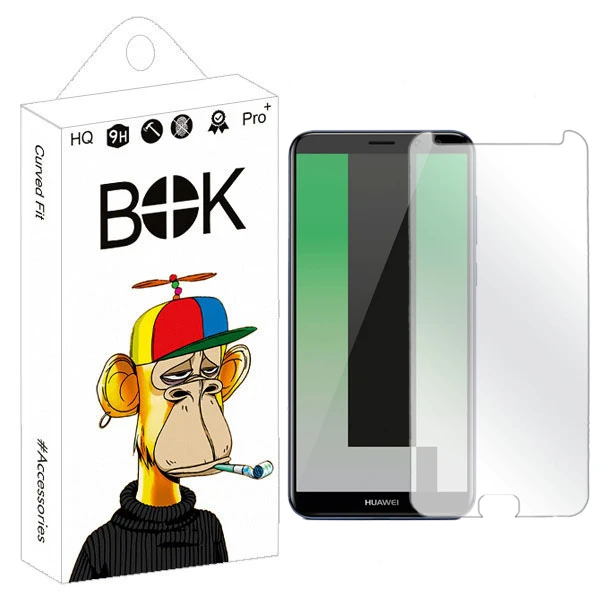 محافظ صفحه نمایش شیشه ای بوک مدل Clear Safe مناسب برای گوشی موبایل هوآوی mate 10 lite