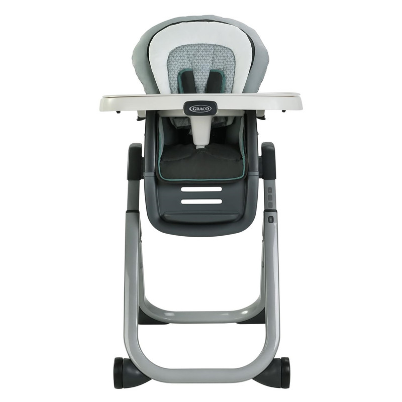 صندلی غذاخوری کودک گراکو مدل high chair duodiner dlx patchwork grey 6in1