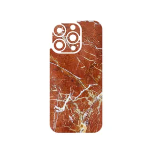 MAHOOT Red Marble Cover Sticker for Apple iPhone 16 Pro