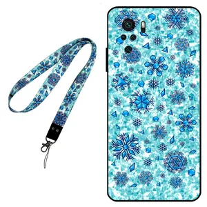 Megafone Snow Flake 0014 Cover For Xiaomi Redmi Note 10 4G / 10S 4G Mobile Neckband 