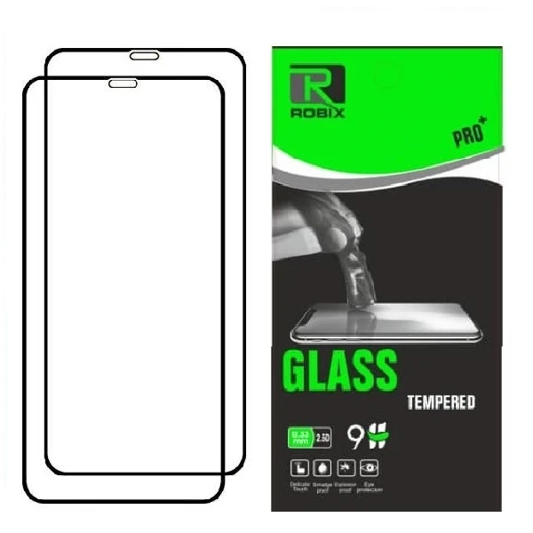 محافظ صفحه نمایش روبیکس مدل FUL IP 12 مناسب برای گوشی موبایل اپل iPhone 12 بسته 2 عددی