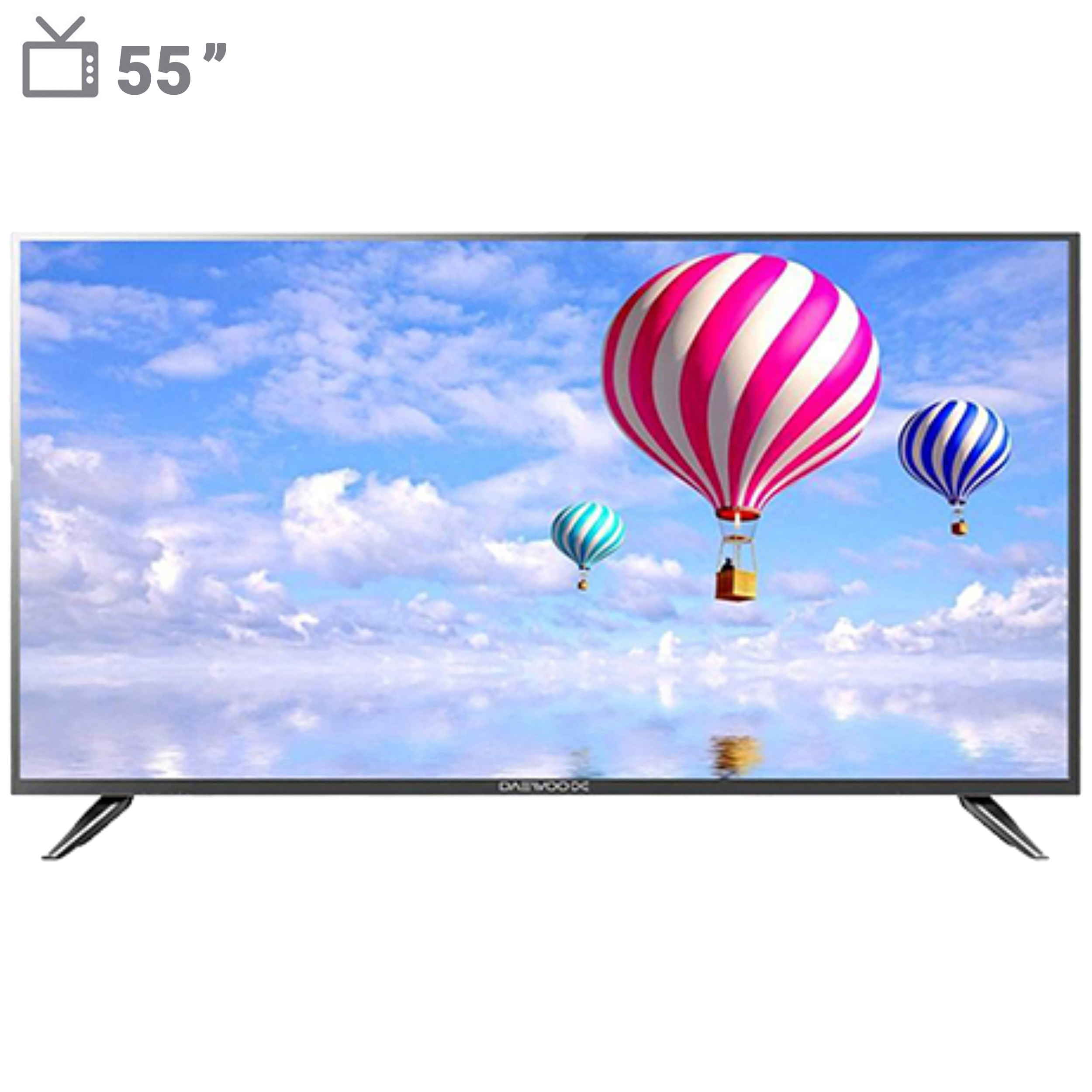 تلویزیون ال ای دی دوو مدل DLE-55H1800NB سایز 55 اینچ
