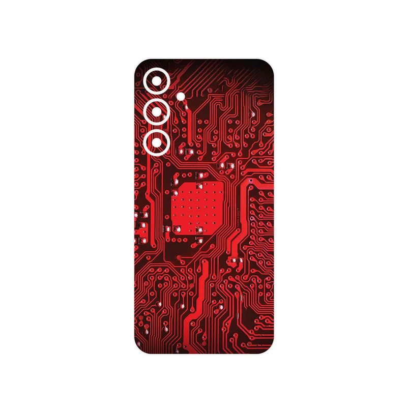 برچسب پوششی ماهوت مدل Red_Printed_Circuit_Board مناسب برای گوشی موبایل سامسونگ Galaxy S23 FE