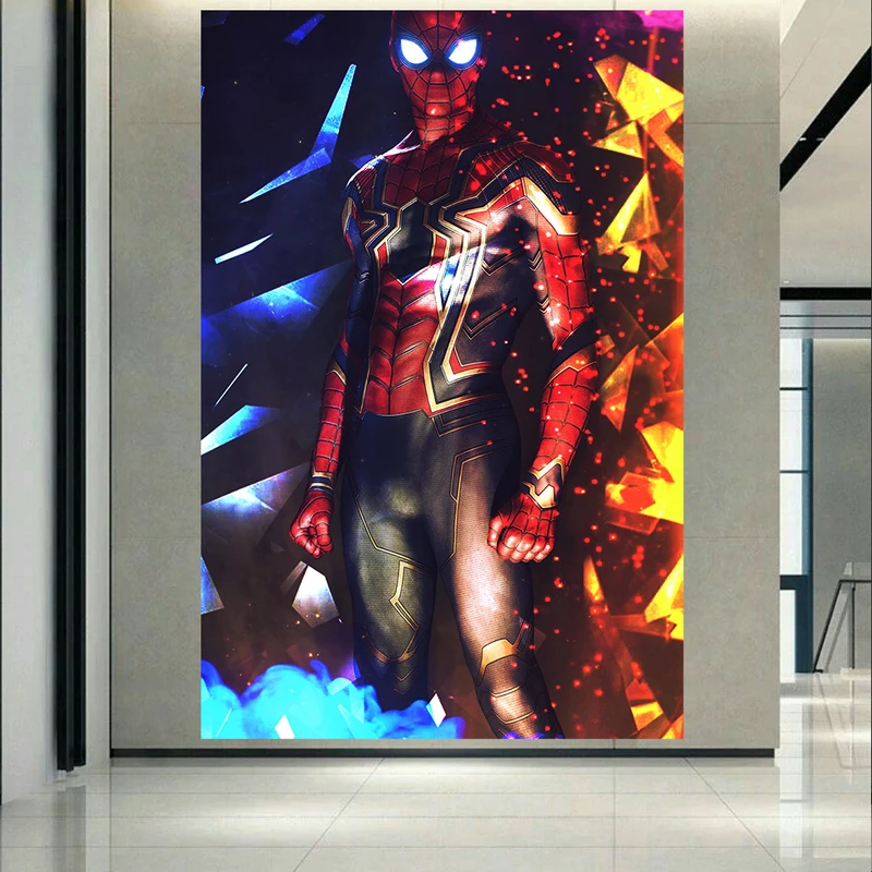 تابلو شاسی طرح مرد عنکبوتی مدل Art کد AR683