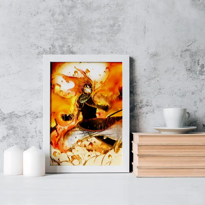 تابلو خندالو مدل ناتسو انیمه فری تیل کد 16495