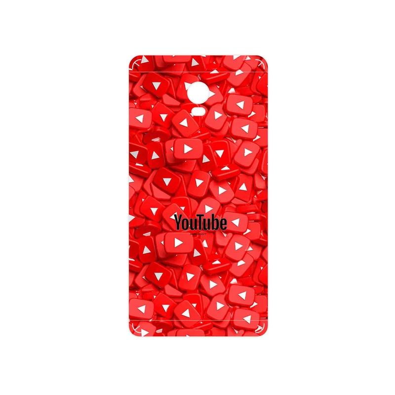 برچسب پوششی ماهوت مدل Youtube مناسب برای گوشی موبایل لنوو Vibe P1