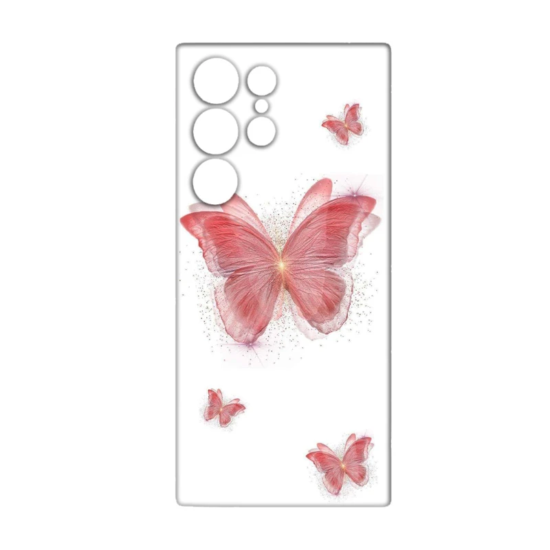 کاور طرح پروانه کد 74 مناسب برای گوشی موبایل سامسونگ Galaxy S21 Ultra