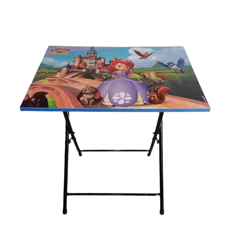 میز تحریر و صندلی مدل تاشو طرح سوفیا