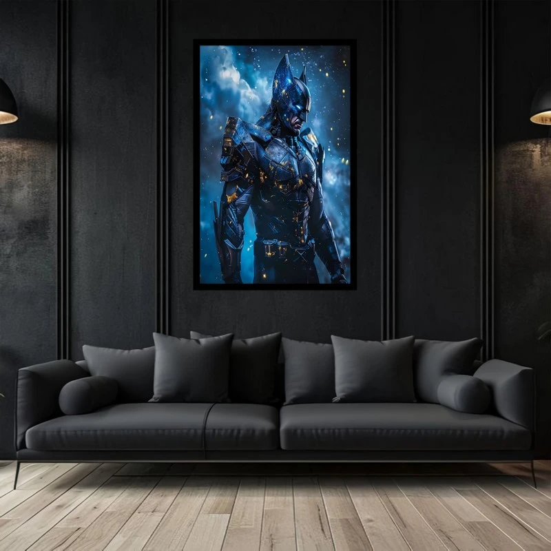 تابلو بکلیت طرح نقاشی و هنر دیجیتال شخصیت سینمایی بتمن مدل B-bu2780