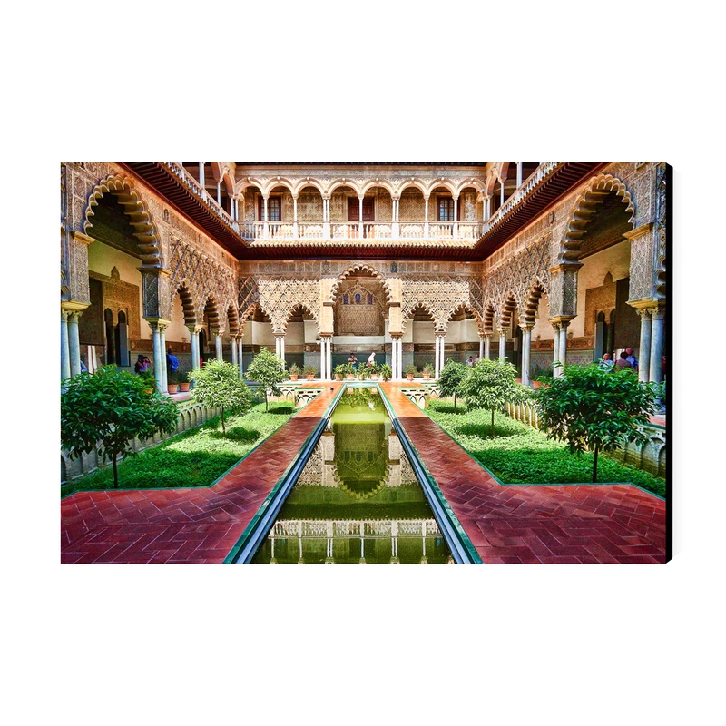 تابلو شاسی عرش طرح گردشگری اسپانیا مدل کاخ آلکازار سویا کد As6429