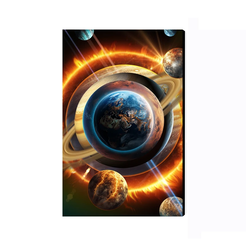 تابلو شاسی عرش مدل فانتزی منظره فضاو کهکشان کد As2431