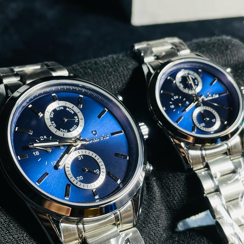 ست ساعت مچی عقربه‌ای زنانه و مردانه سوئیس آرت مدل 920134/135-03