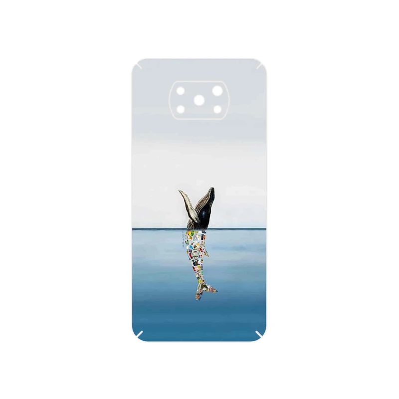 برچسب پوششی ماهوت مدل Collage of Sea Trash مناسب برای گوشی موبایل شیائومی Poco X3 Pro