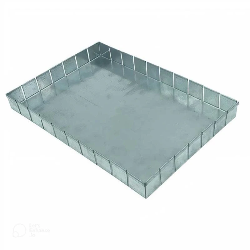 قالب شیرینی به گز مدل سینی اسلایسی مستطیل مقسم دار کد G 2333 