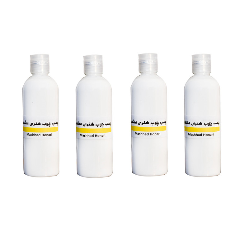 چسب چوب هنری مشهد مدل B-80-4 حجم 80 میلی لیتر مجموعه 4 عددی