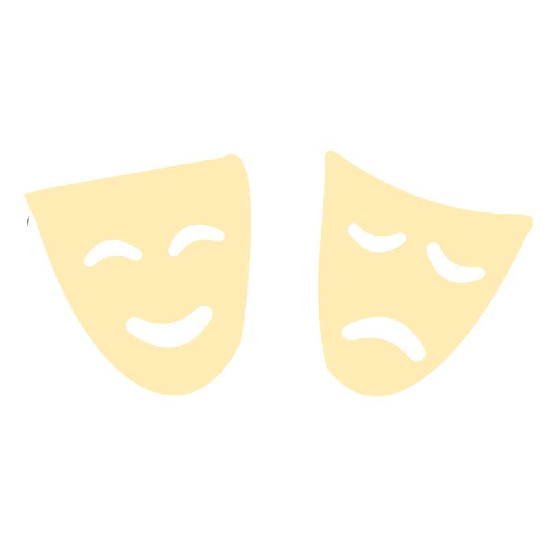 گوشواره طلا 18 عیار زنانه کرابو طرح نقاب مدل Kr5285