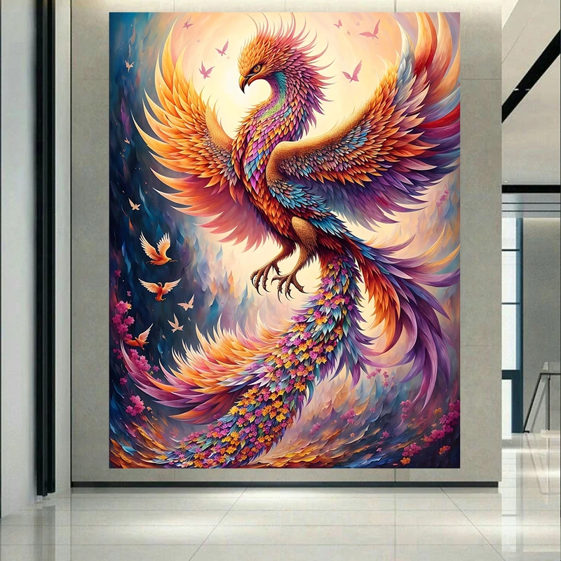  پوستر طرح مخمل سیمرغ مدل افسانه ای (2) کد AR302475