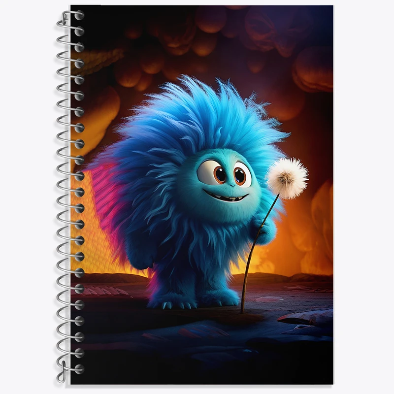 دفتر نت موسیقی 50 برگ خندالو طرح هیولای کیوت کد F6272