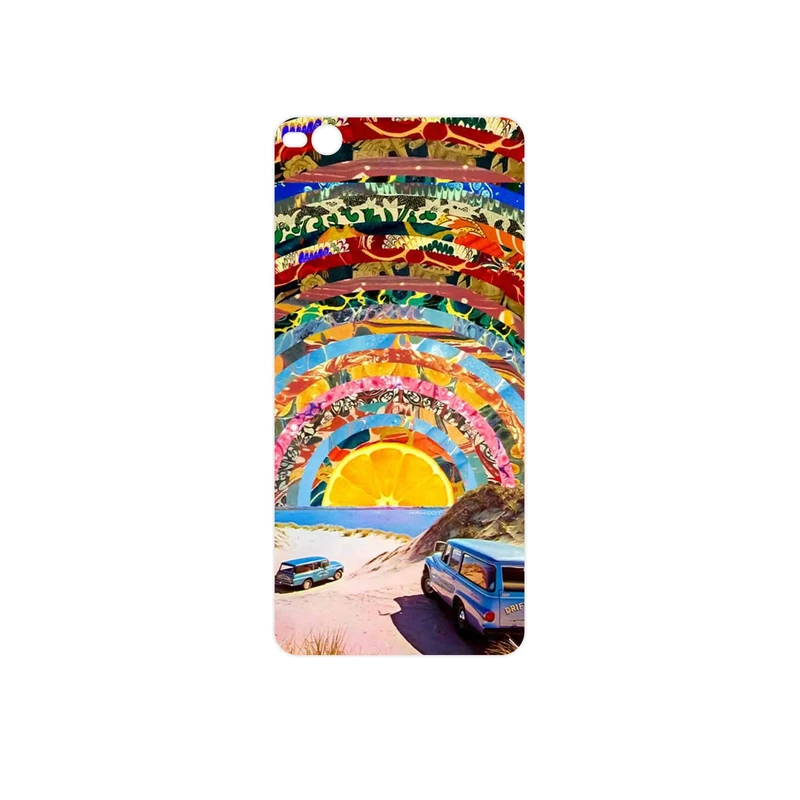 برچسب پوششی ماهوت مدل Collage of Orange Sky مناسب برای گوشی موبایل اچ تی سی One X9