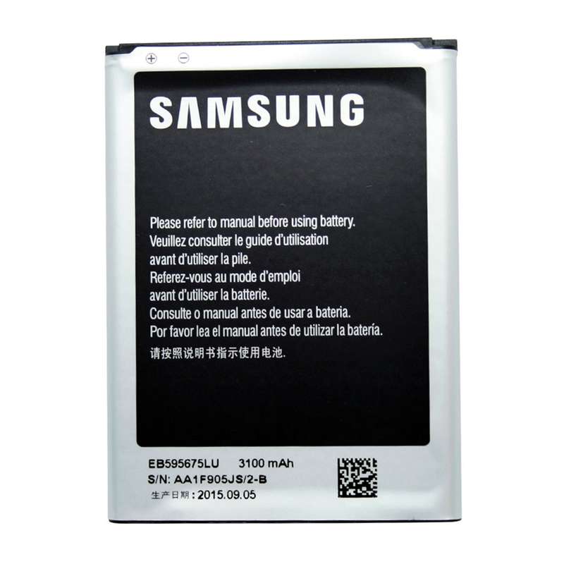 باتری موبایل مدل EB595675LU ظرفیت 3100 میلی آمپرساعت مناسب برای گوشی موبایل سامسونگ Galaxy Note 2 باتری موبایل مدل EB595675LU ظرفیت 3100 میلی آمپرساعت مناسب برای گوشی موبایل سامسونگ Galaxy Note 2