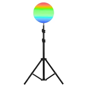 نور ثابت ال ای دی دو طرفه مدل Fill Light GS-2600 RGB به همراه سه پایه