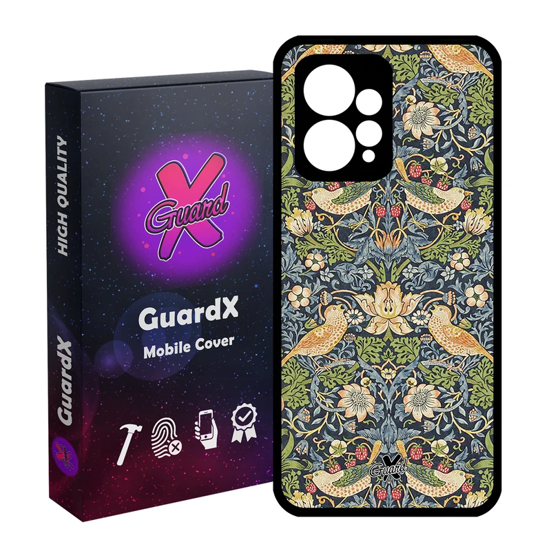 کاور گارد ایکس طرح سنتی مدل Glass10258 مناسب برای گوشی موبایل شیائومی Redmi Note 12 4G