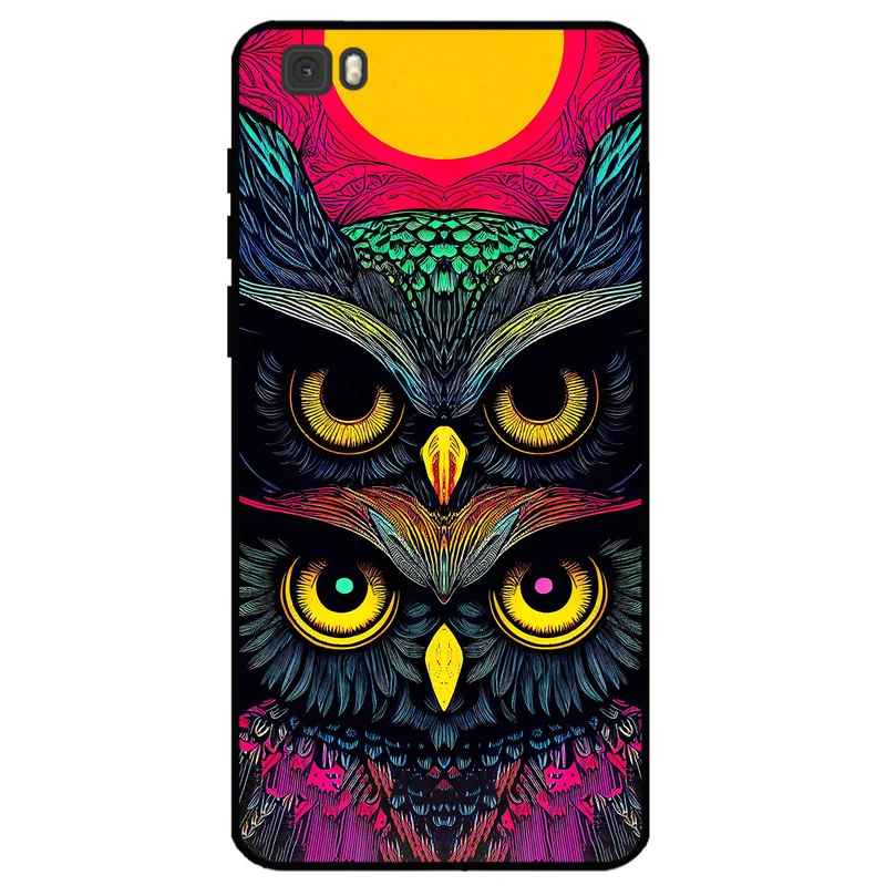 کاور مگافون طرح جغد مدل 1904 مناسب برای گوشی موبایل هوآوی P8 Lite 