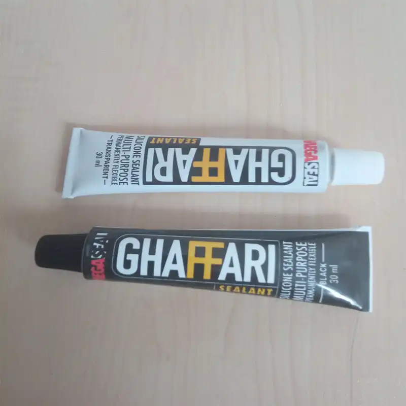 چسب سیلیکون غفاری مدل مگاسیل بسته دو عددی