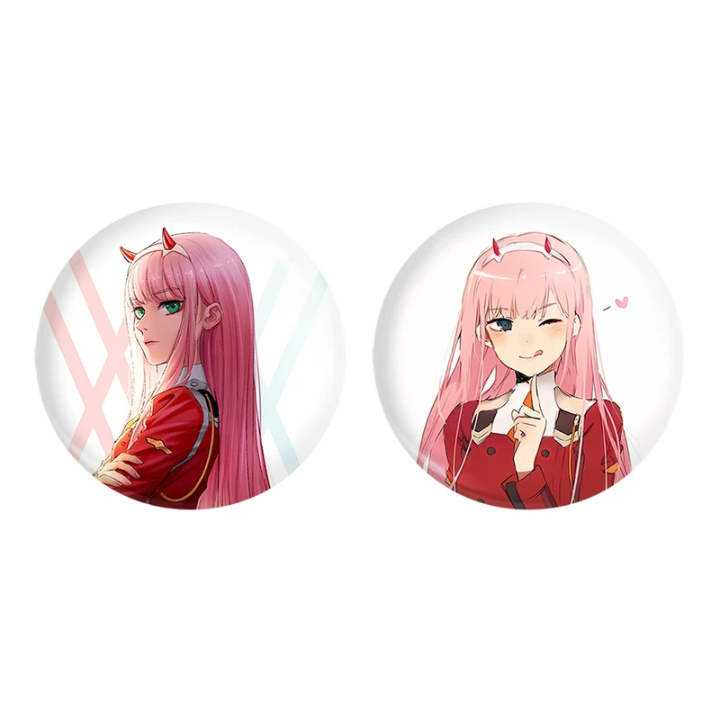 مگنت خندالو طرح زیروتو انیمه دارلینگ کد 1051310509 مجموعه 2 عددی