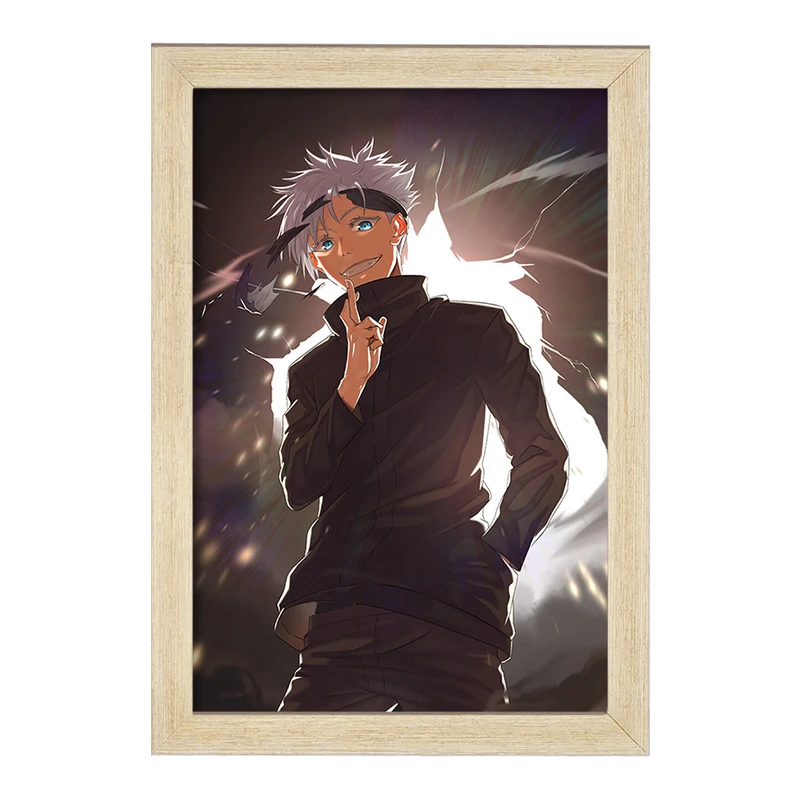 تابلو خندالو مدل انیمه جوجوتسو کایزن کد F802