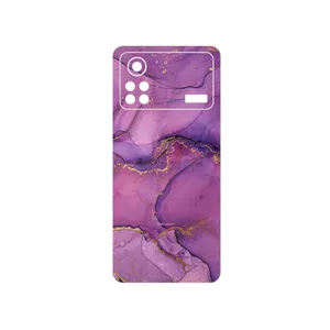 MAHOOT Purple Marble Cover Sticker for Xiaomi Poco X4 Pro 5G