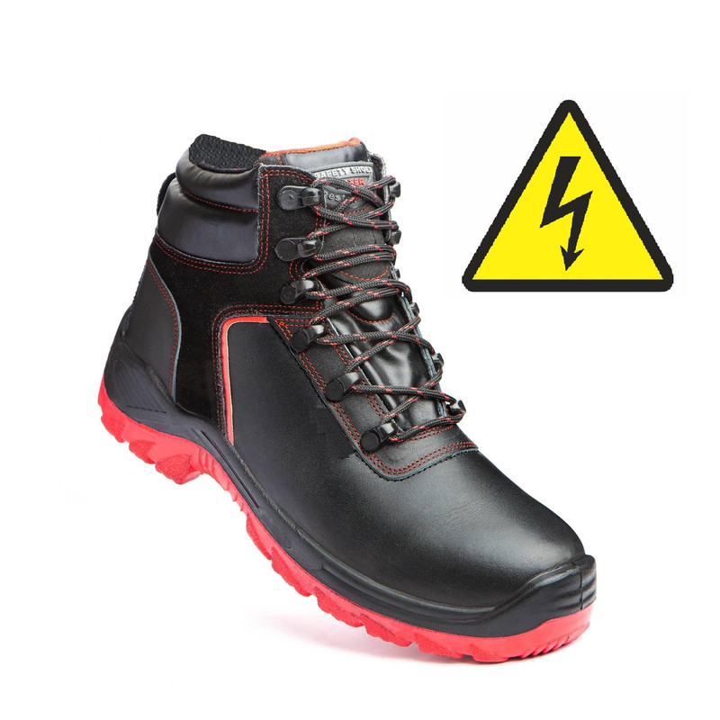 کفش ایمنی مدل کلاسیک چرمی عایق برق 5 KV
