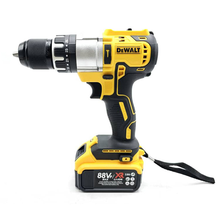 دریل پیچ گوشتی شارژی چکشی دیوالت مدل DW88V مجموعه 28 عددی