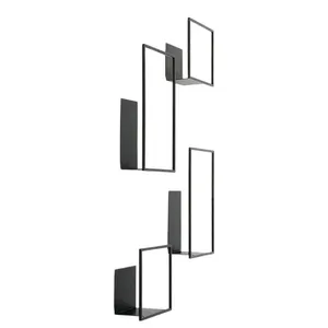 شلف دیواری مدل آرتفریم کد S06 مجموعه 4 عددی