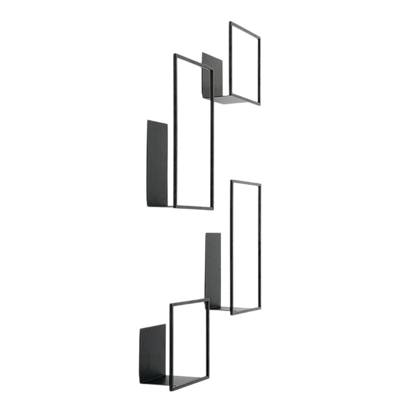 شلف دیواری مدل آرتفریم کد S06 مجموعه 4 عددی