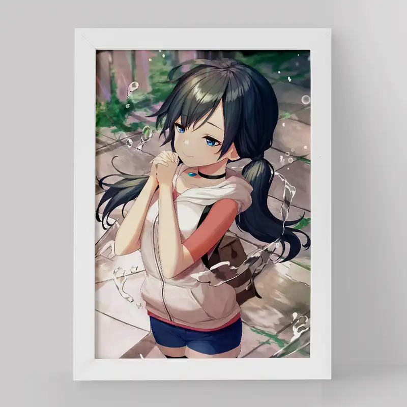 تابلو خندالو مدل هینا انیمه تغییر آب و هوا با تو کد 17640