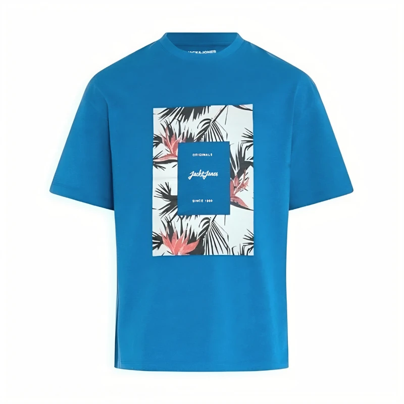 تی‌شرت اورسایز آستین کوتاه مردانه جک اند جونز مدل LIGHT12185628