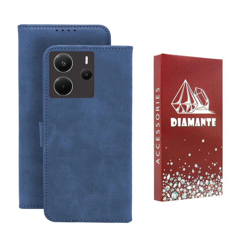 کیف کلاسوری دیامانته مدل Bors Ros مناسب برای گوشی موبایل شیائومی Redmi Note 14 5G