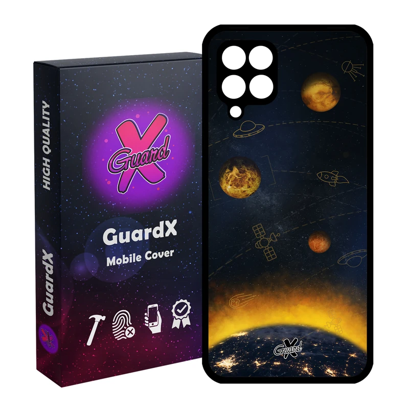 کاور گارد ایکس طرح Galaxy مدل Glass10166 مناسب برای گوشی موبایل سامسونگ Galaxy A12