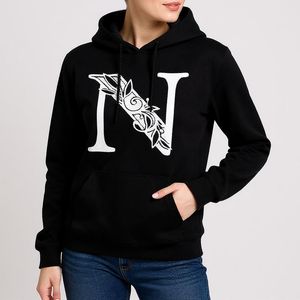 هودی زنانه طرح N کد F37