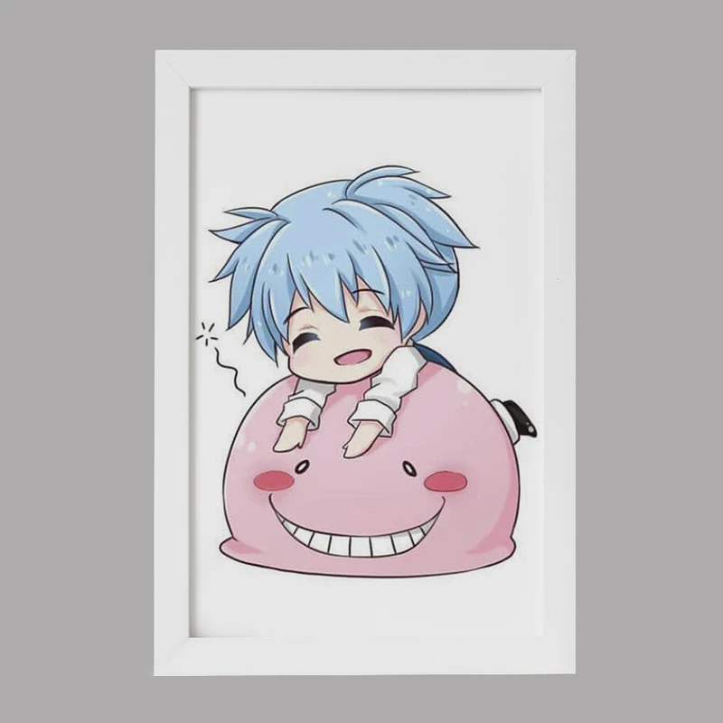 تابلو خندالو مدل ‏کورو سنسی و ناگیسا انیمه کلاس آدمکشی کد 32049