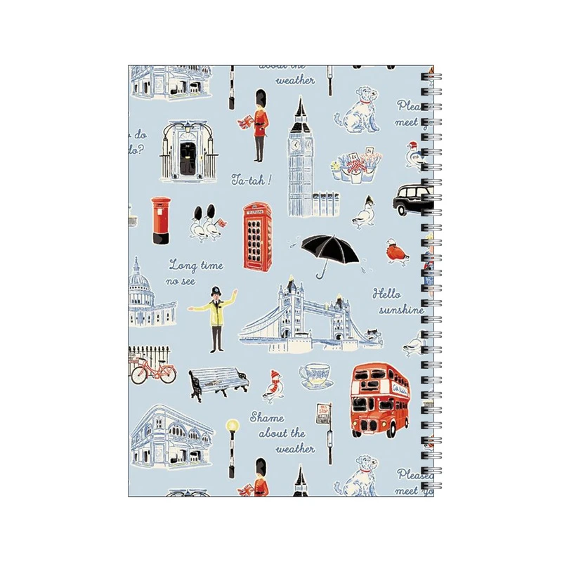 دفتر مشق 80 برگ بامبیلیپ طرح پترن لندن کد 5569041