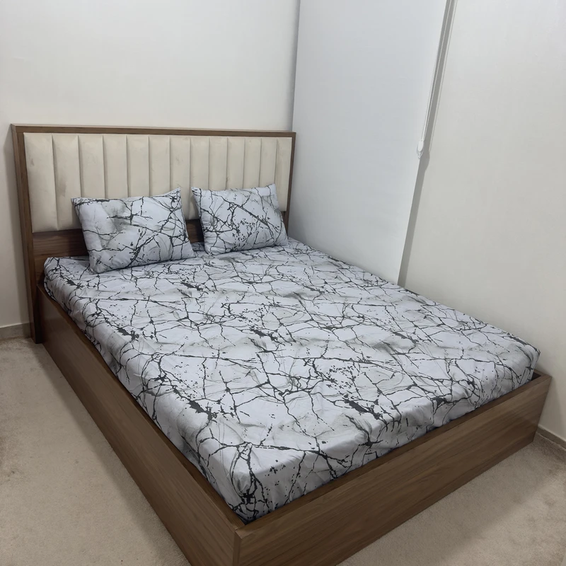 سرویس ملحفه 2 نفر 3 تکه ناتوسا مدل آذرخش کد 160