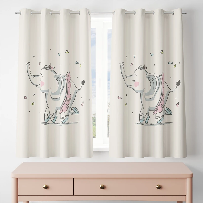 پرده مدل پانچی کد 8108 سایز 200x140 سانتی متر