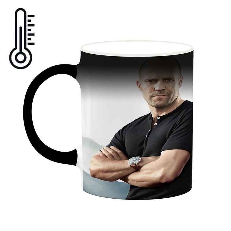 ماگ حرارتی کاکتی طرح جیسون استاتهام Jason Statham مدل mgh26217
