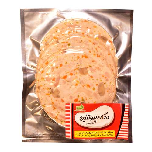 ژامبون قارچ و مرغ دست ساز دهکده پروتئین شریعتی-300 گرم