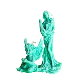 شمع مدل ملکه و فرشته بسته 2 عددی