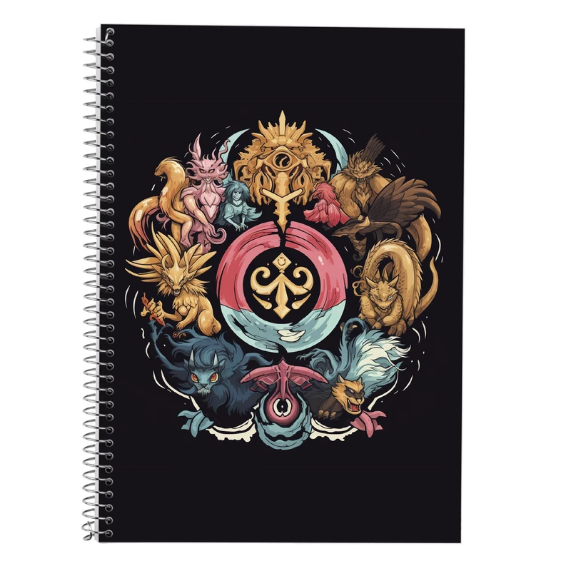 دفتر لغت 50 برگ مدوپد طرح Demon Slayer کد DF11014