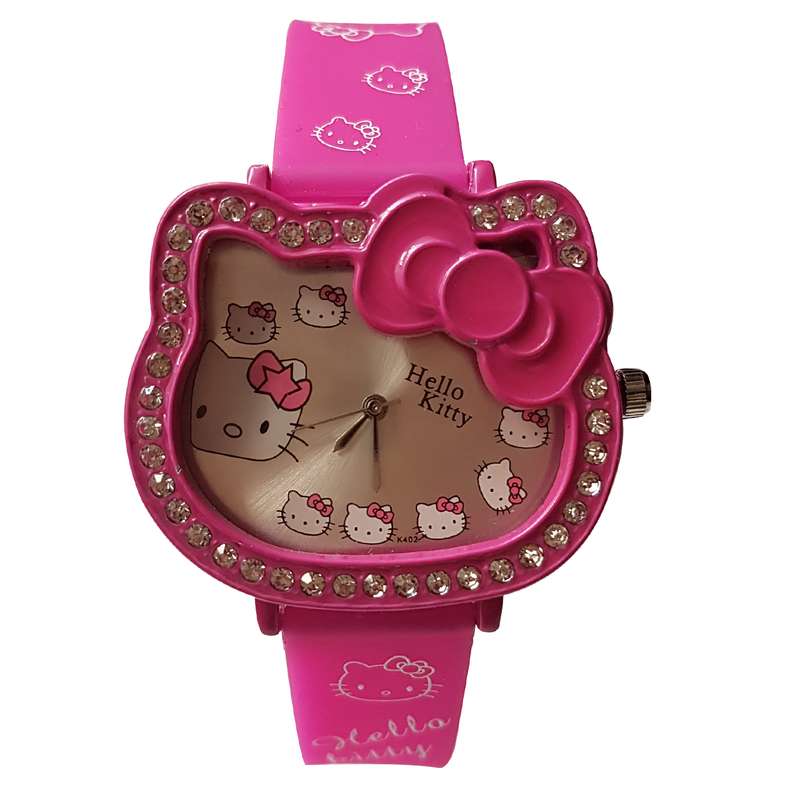 ساعت مچی عقربه ای دخترانه کیتی کد AKS ساعت مچی عقربه ای دخترانه کیتی کد AKS